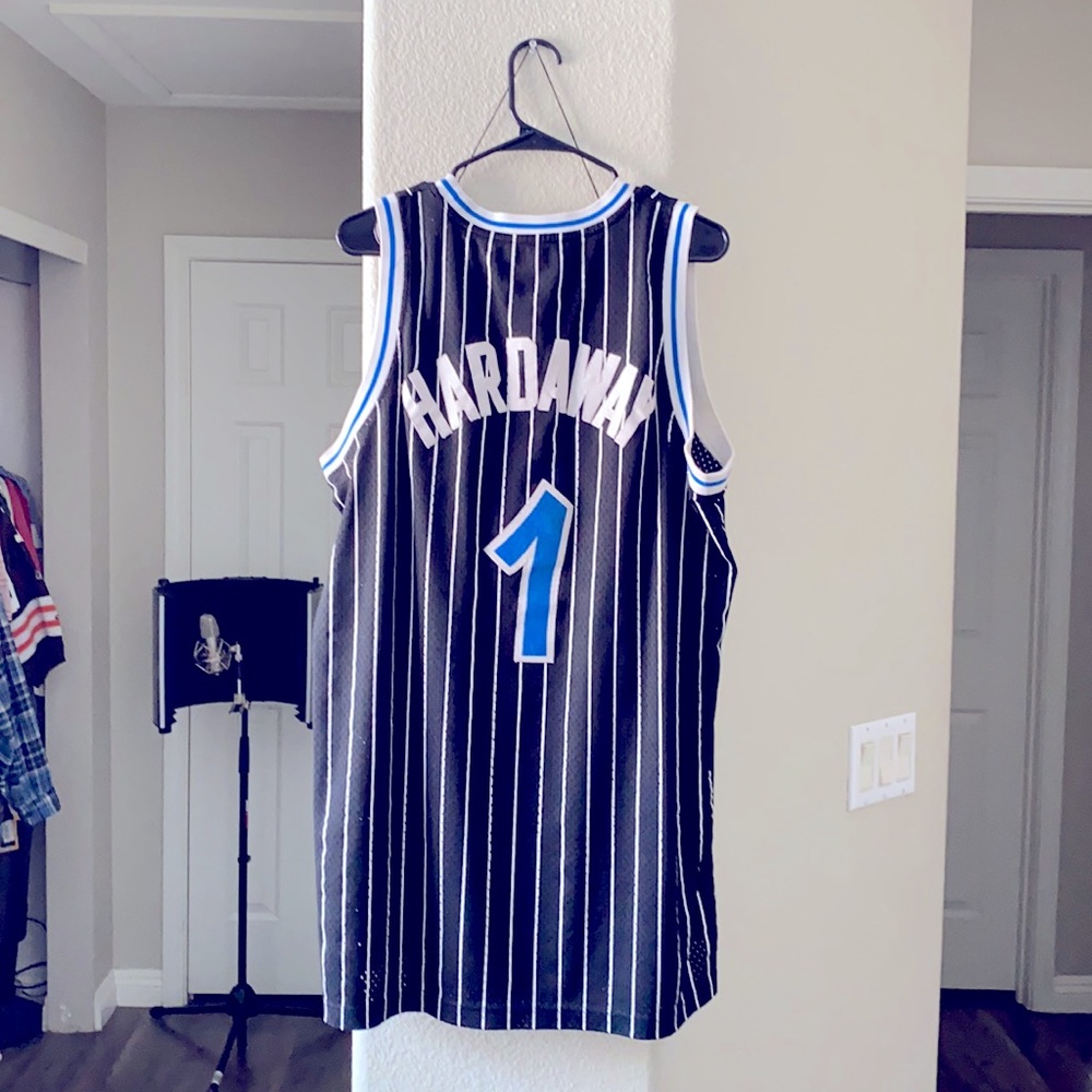 🔥Penny Hardaway Adidas Orlando Magic Jersey sz L